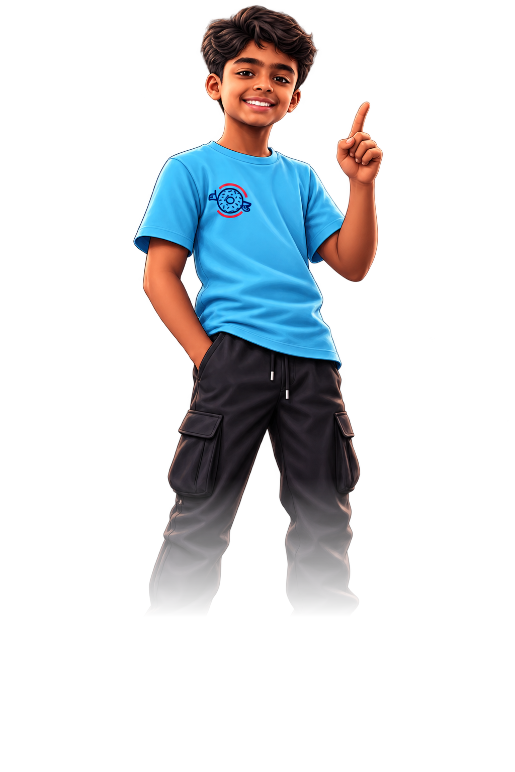 Krish pointing at Start Your First Quest